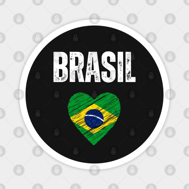 Brazil flag, brazilian flag Magnet by eka123